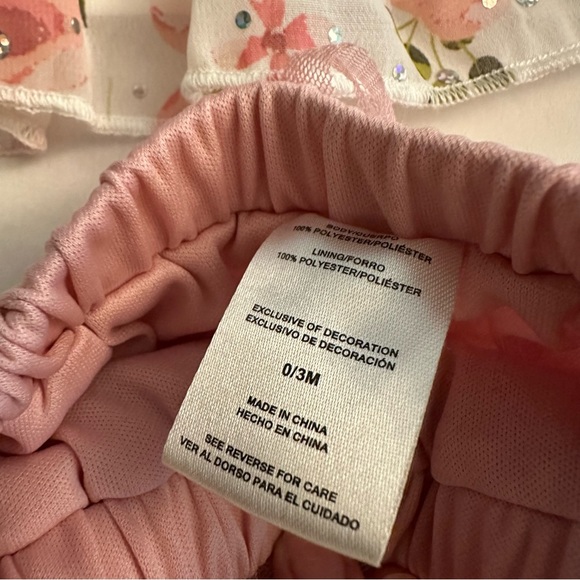 Little Lass Baby Dress and 2 piece set - Picture 4 of 5